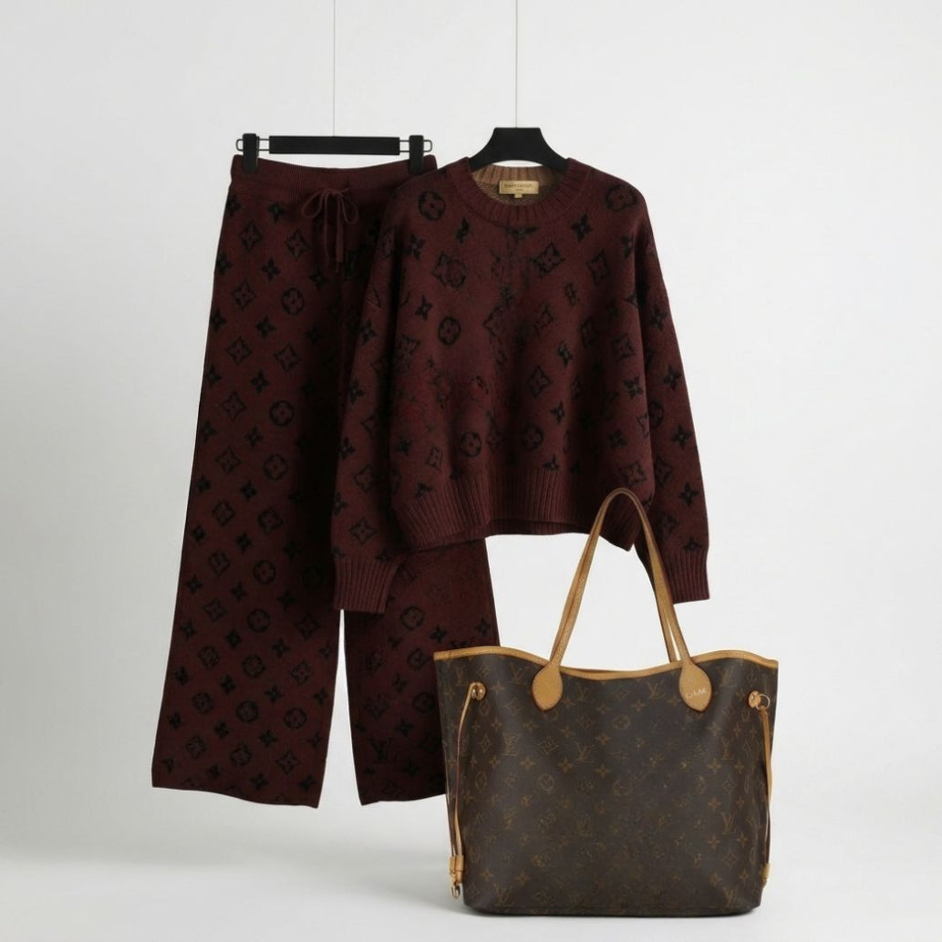 Luxe Knit Lounge Duo & Signature Tote